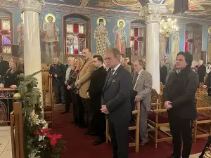 Υπογραφή συμβολαίου για την ανέγερση του νέου Ιερού Ναού Αγίας Θεοδώρας – Ανταλλαγή ευχών στο Δημαρχείο Σερβίων