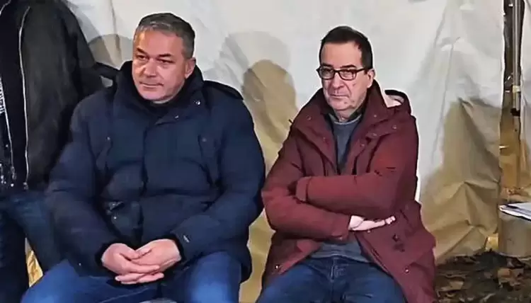 Επίσκεψη του Εμπορικού Συλλόγου Γρεβενών στο σημείο διαμαρτυρίας των αγροτών του Νομού Γρεβενών