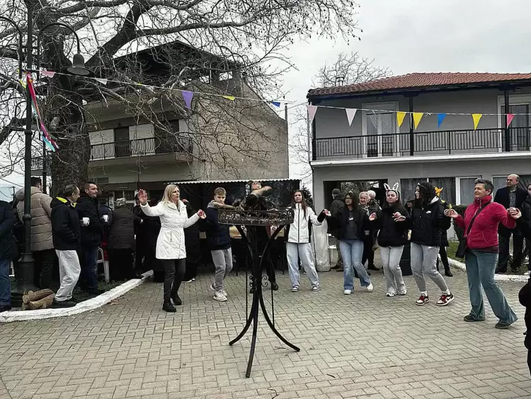 Η γιορτή τραχανόπιτας – τσιγαρίδας στην Κερασιά Κοζάνης