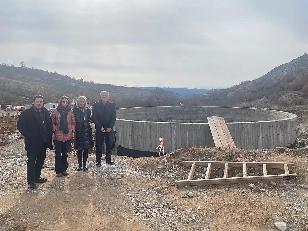 Στο έργο της εγκατάστασης επεξεργασίας λυμάτων της Σιάτιστας ο Λάζαρος Γκερεχτές Στο έργο της εγκατάστασης επεξεργασίας λυμάτων της Σιάτιστας ο Λάζαρος Γκερεχτές