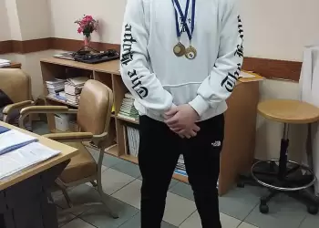 Συγχαρητήριο μήνυμα Δημάρχου Αμύνταιου προς τον μαθητή της Α’ Τάξης του Γενικού Λυκείου Αμυνταίου, Βαλάντη Ντίνε