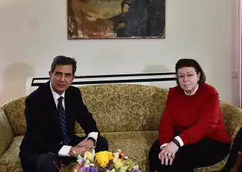 Συνάντηση εργασίας του ΥΜΑΘ Κωνσταντίνου Π. Γκιουλέκα με την Υπουργό Πολιτισμού Λίνα Μενδώνη