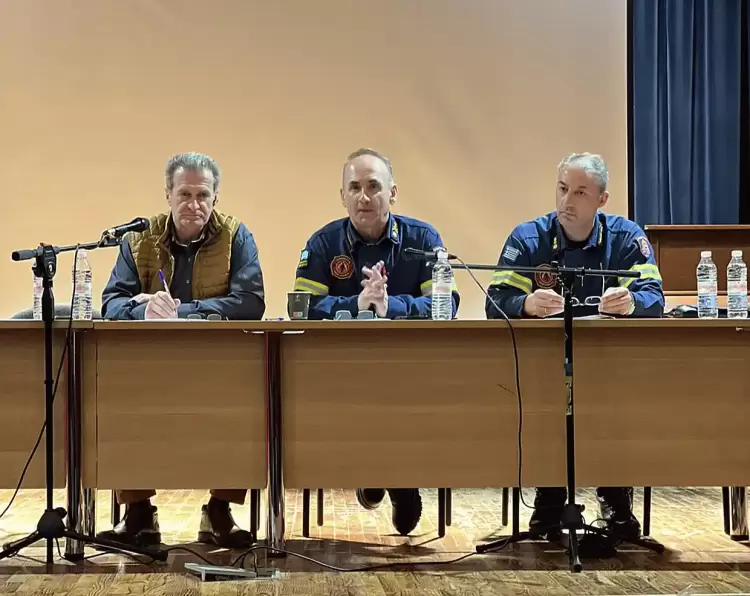 Δήμος Βοΐου: Ενημερωτική συνάντηση των προέδρων των Κοινοτήτων από την Πυροσβεστική για την έξαρση των πυρκαγιών
