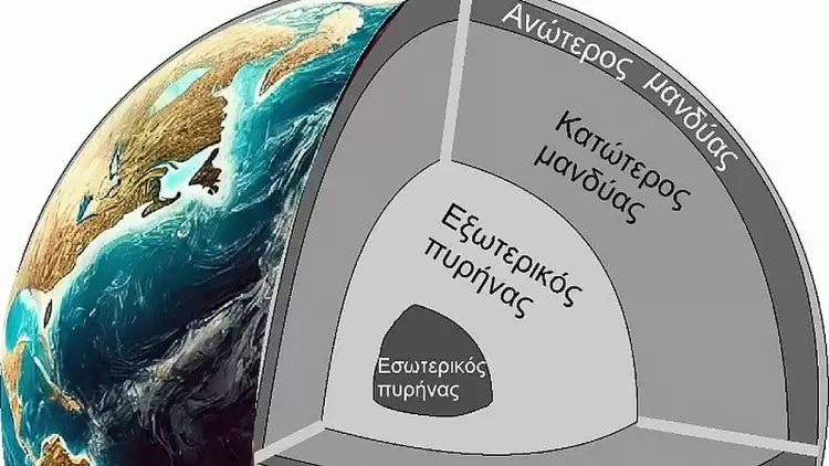 Έλληνας επιστήμονας εξηγεί τη σημασία για τη γεωλογία της ανακάλυψης παραμόρφωσης του εσωτερικού πυρήνα του πλανήτη