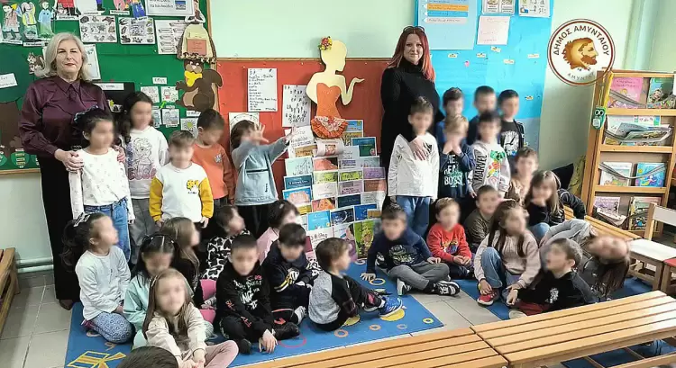 Δεύτερη ημέρα παρουσιάσεων παιδικών βιβλίων με αφορμή την Παγκόσμια Ημέρα Παιδικού Βιβλίου, από τον Δήμο Αμυνταίου