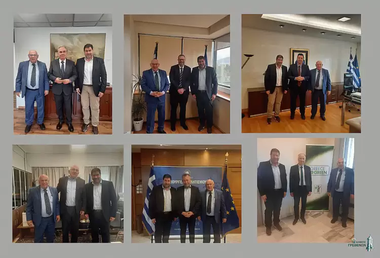 Διαδοχικές συναντήσεις και επαφές του Δημάρχου Γρεβενών στην Αθήνα με υπουργούς και υψηλόβαθμα κυβερνητικά στελέχη.