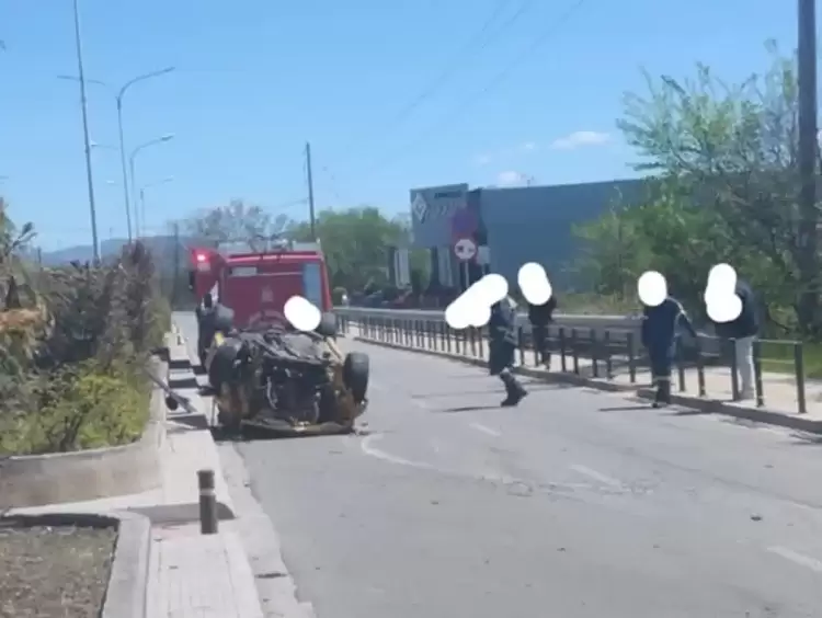 Είχαν Άγιο…. τροχαίο στην Κοζάνη 