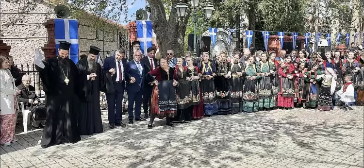 Ο Μιχάλης Παπαδόπουλος στην Εράτυρα Βοΐου στον εορτασμό του Αγίου Γεωργίου