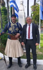 Στις εκδηλώσεις για τα 199 χρόνια από την έξοδο του Μεσολογγίου ο Δήμαρχος Βοΐου Χρήστος Ζευκλής Στις εκδηλώσεις για τα 199 χρόνια από την έξοδο του Μεσολογγίου ο Δήμαρχος Βοΐου Χρήστος Ζευκλής