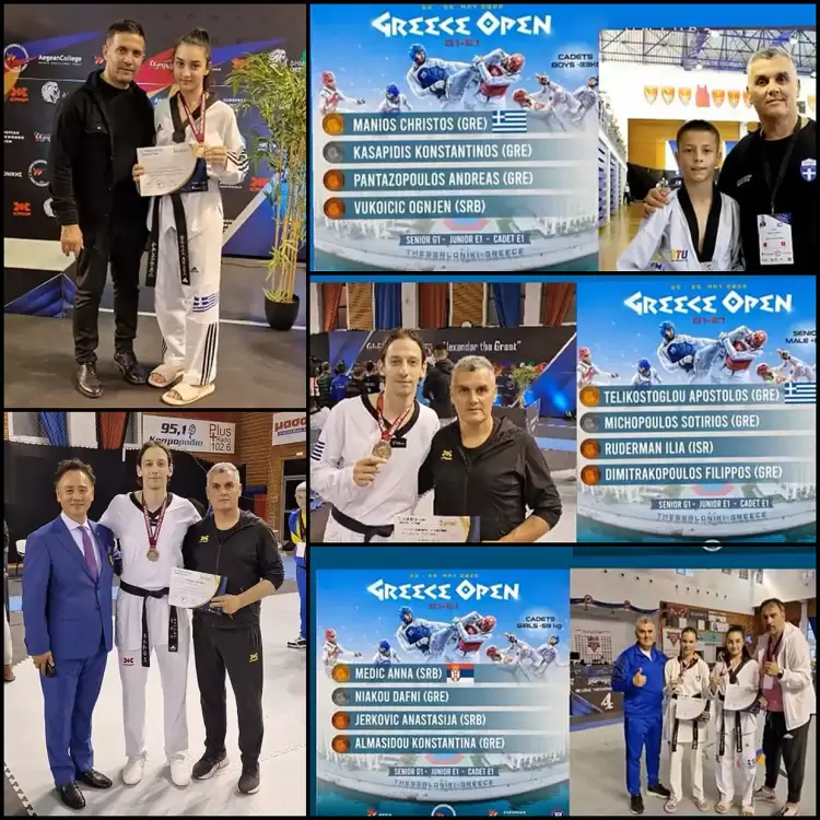 Μακεδονική Δύναμη: Τρία μετάλλια για τον σύλλογό μας στο διεθνές πρωτάθλημα Ταεκβοντό της Θεσσαλονίκης.