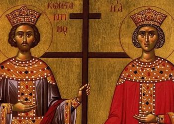 Θεία Λειτουργία στο Παρεκκλήσι των Αγίων Κωνσταντίνου και Ελένης στον χώρο του ΑΗΣ ΚΑΡΔΙΑΣ