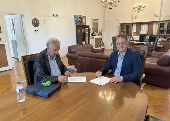 Υπογραφή σύμβασης για τη συντήρηση του Υπαίθριου Δημοτικού Θεάτρου Κοζάνης