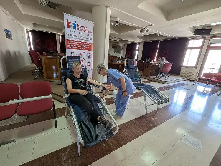 Εθελοντική Αιμοδοσία στον Δήμο Εορδαίας