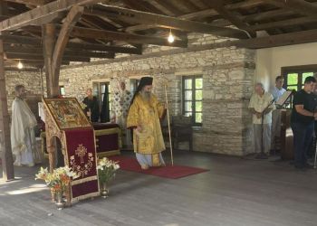 Η Ι. Πανήγυρη της Ι. Μ. Αγίας Τριάδος Βελβεντού, στα Πιέρια όρη, τη Δευτέρα του Αγίου Πνεύματος 2025