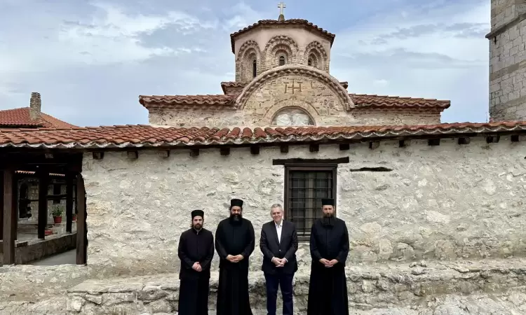 Ο Μάξιμος Χαρακόπουλος στη Ζάβορδα για την Ευαγγελίστρια Βουνάσσας