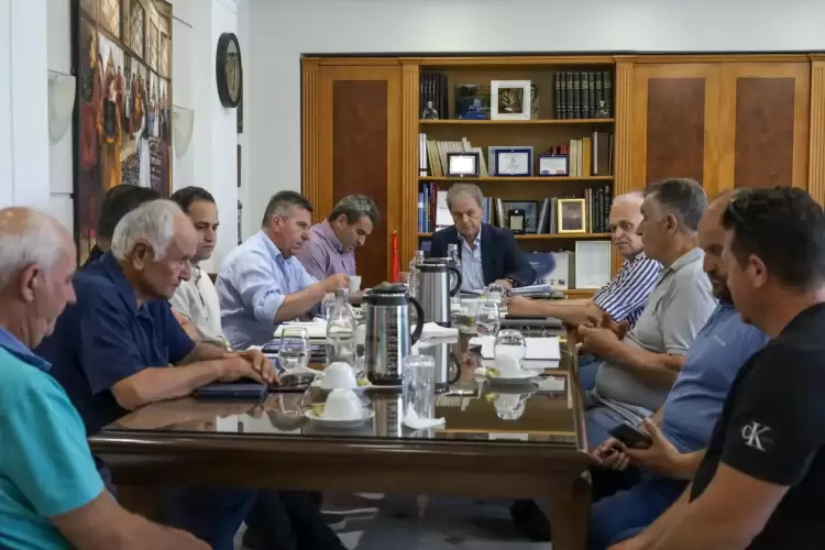 Νέα συνάντηση εργασίας του Περιφερειάρχη με τον ΤΟΕΒ Βασιλειάδας Μελισσοτόπου– Σταυροποτάμου–Βέργας