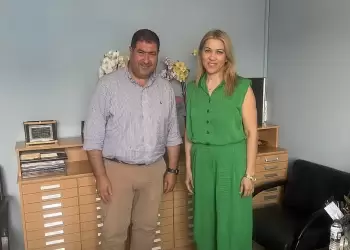 Επίσκεψη του Βουλευτή Γρεβενών στη νέα Διοικήτρια του Γ.Ν. Γρεβενών Κυριακή Γιαβράμη