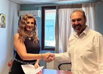 Εθιμοτυπική επίσκεψη του Δημάρχου Φλώρινας στη νέα Διοικήτρια του Νοσοκομείου Φλώρινας