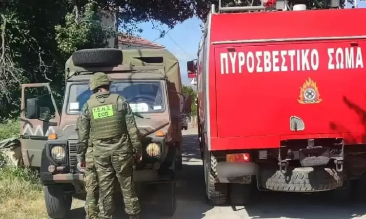 Λευκοπηγή Κοζάνης: Πολεμικό υλικό του Β’ Παγκοσμίου Πολέμου σε ακατοίκητο σπίτι