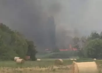 Μεγάλη φωτιά στη Φλώρινα –