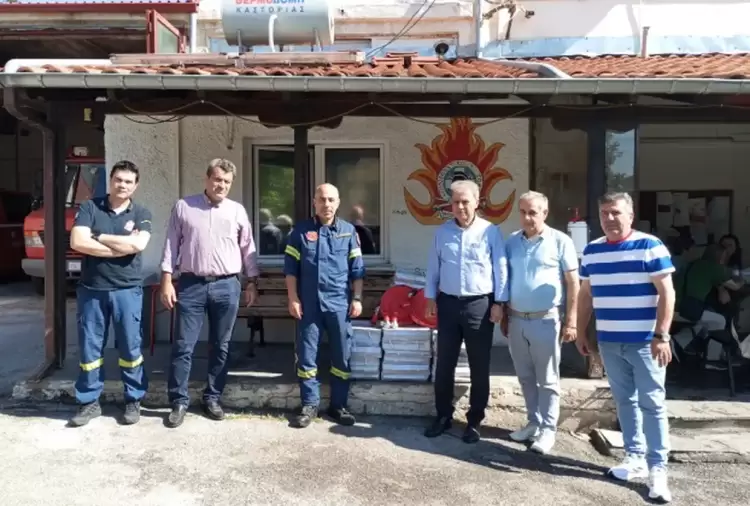 Παράδοση Εξοπλισμού Πυρόσβεσης στην Π.Υ. Καστοριάς, παρουσία του Περιφερειάρχη
