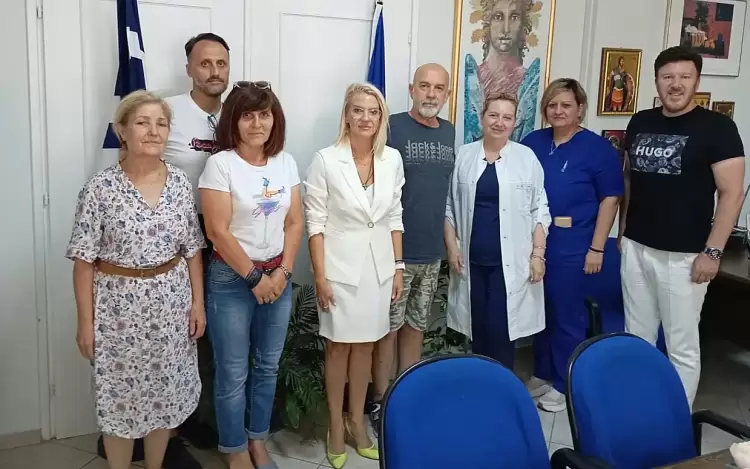 Συνάντηση του Δ.Σ. του Συλλόγου Εργαζομένων του Νοσοκομείου Κοζάνης με τη νέα Διοικήτρια του “Μαμάτσειου”