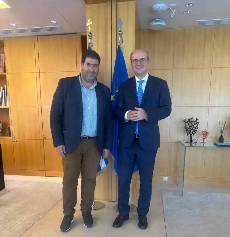 Συνάντηση του Βουλευτή Π.Ε. Γρεβενών Θανάση Σταυρόπουλου με τον Αντιπρόεδρο της Κυβέρνησης Κωστή Χατζηδάκη Συνάντηση του Βουλευτή Π.Ε. Γρεβενών Θανάση Σταυρόπουλου με τον Αντιπρόεδρο της Κυβέρνησης Κωστή Χατζηδάκη