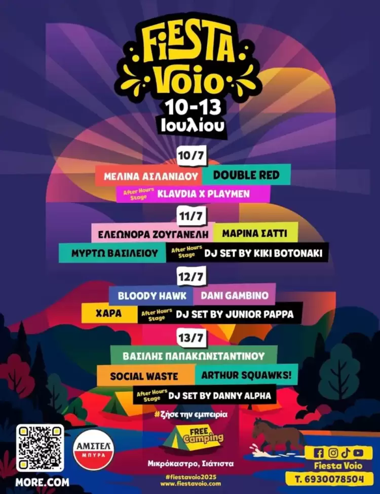 Το πρόγραμμα του Fiesta Voio