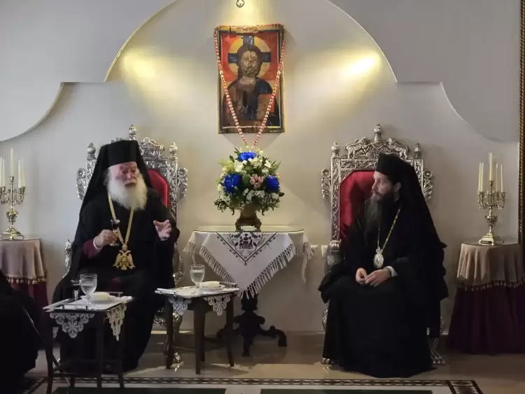 Υποδοχή του Μακαριωτάτου Πάπα και Πατριάρχου Αλεξανδρείας κ.κ. Θεοδώρου Υποδοχή του Μακαριωτάτου Πάπα και Πατριάρχου Αλεξανδρείας κ.κ. Θεοδώρου