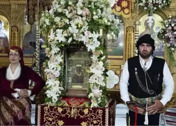 Oι προσκυνητές έφτασαν στην Παναγία Σουμελά στο Βέρμιο