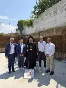 Αγιασμός για τον θεμέλιο λίθο του νέου Πνευματικού Κέντρου της Μητροπόλεως Φλωρίνης, Πρεσπών και Εορδαίας Αγιασμός για τον θεμέλιο λίθο του νέου Πνευματικού Κέντρου της Μητροπόλεως Φλωρίνης, Πρεσπών και Εορδαίας