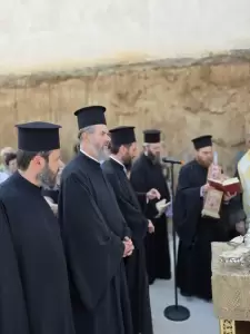 Αγιασμός για τον θεμέλιο λίθο του νέου Πνευματικού Κέντρου της Μητροπόλεως Φλωρίνης, Πρεσπών και Εορδαίας Αγιασμός για τον θεμέλιο λίθο του νέου Πνευματικού Κέντρου της Μητροπόλεως Φλωρίνης, Πρεσπών και Εορδαίας