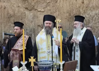 Αγιασμός για τον θεμέλιο λίθο του νέου Πνευματικού Κέντρου της Μητροπόλεως Φλωρίνης, Πρεσπών και Εορδαίας