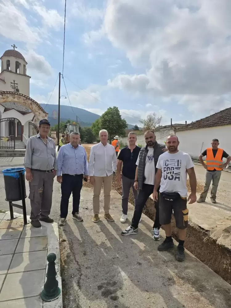 Έλεγχος πορείας εργασιών στα έργα εσωτερικών δικτύων ύδρευσης Βεγόρας και Πελαργού