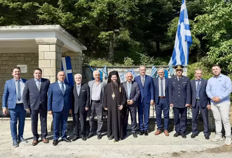 Μιχάλης Παπαδόπουλος: “Η μνήμη ζεί και μας καθοδηγεί “. Στο μνημόσυνο των πεσόντων Αυγερινιωτών ο βουλευτής Κοζάνης