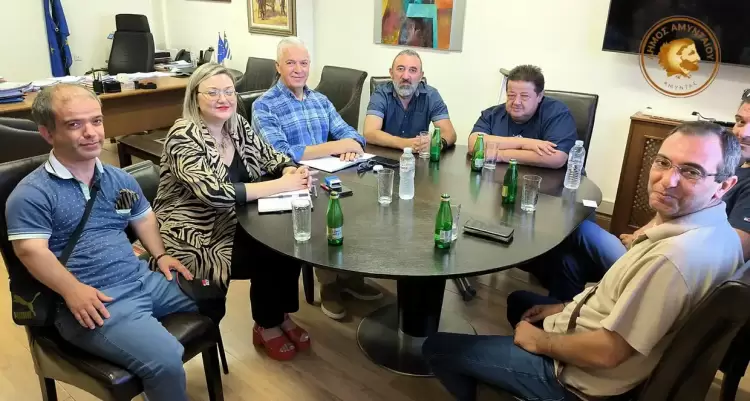 Συνάντηση του Δημάρχου Αμυνταίου, Ιωάννη Λιάση, με εκπροσώπους της Περιφερειακής Ομοσπονδίας Ατόμων με Αναπηρία Δυτικής Μακεδονίας