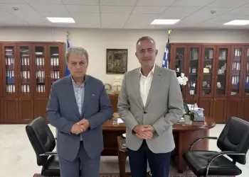 Συνάντηση του Βουλευτή ΠΕ Κοζάνης Στάθη Κωνσταντινίδη με τον Περιφερειάρχη Δυτικής Μακεδονίας Γιώργο Αμανατίδη