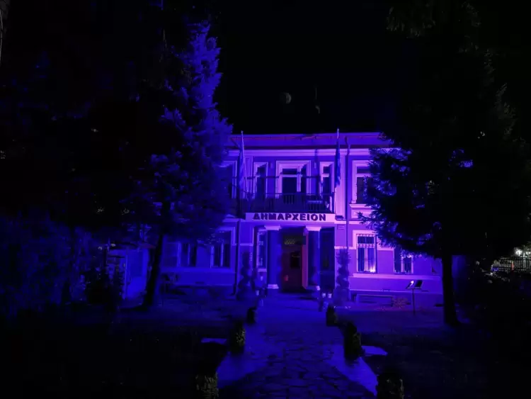 Το Δημαρχείο Φλώρινας φωταγωγήθηκε μωβ για την Παγκόσμια Ημέρα Ενημέρωσης & Ευαισθητοποίησης για τη Νωτιαία Μυϊκή Ατροφία (SMA) Το Δημαρχείο Φλώρινας φωταγωγήθηκε μωβ για την Παγκόσμια Ημέρα Ενημέρωσης & Ευαισθητοποίησης για τη Νωτιαία Μυϊκή Ατροφία (sma)