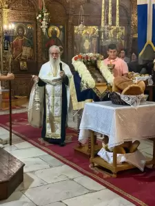 Βελβεντό: Εσπερινός για την γιορτή της Παναγίας