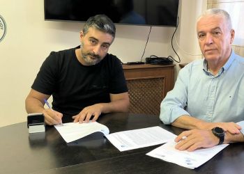 Υπογραφή εργολαβικού συμφωνητικού για αποκαταστάσεις ζημιών στην ΤΚ Φιλώτα