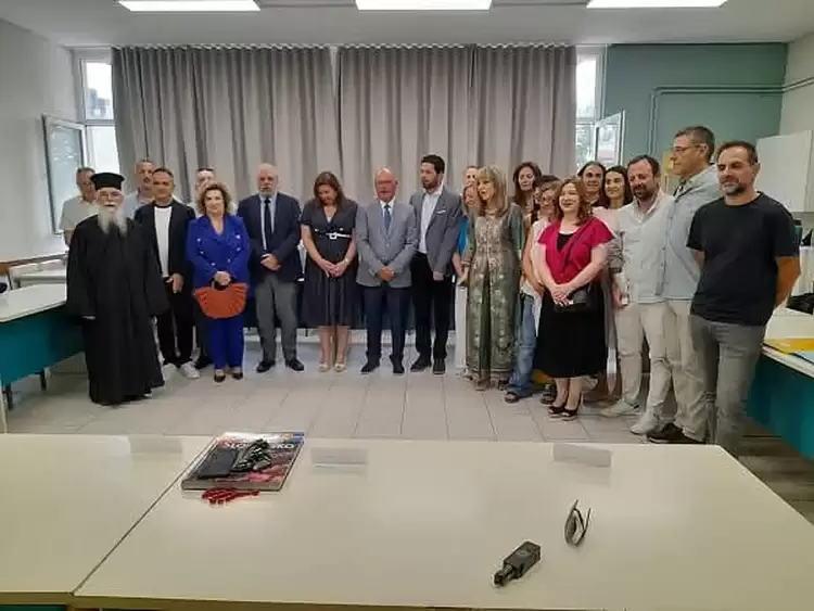 Ο αγιασμός στα Ωνάσεια Σχολεία της Κοζάνης