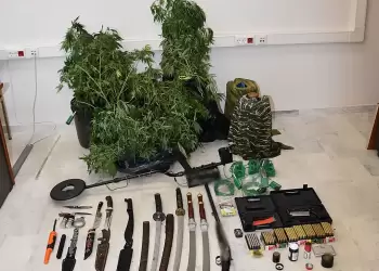 Γρεβενά: Σύλληψη 2 στόμων για καλλιέργεια κάνναβης & όπλα