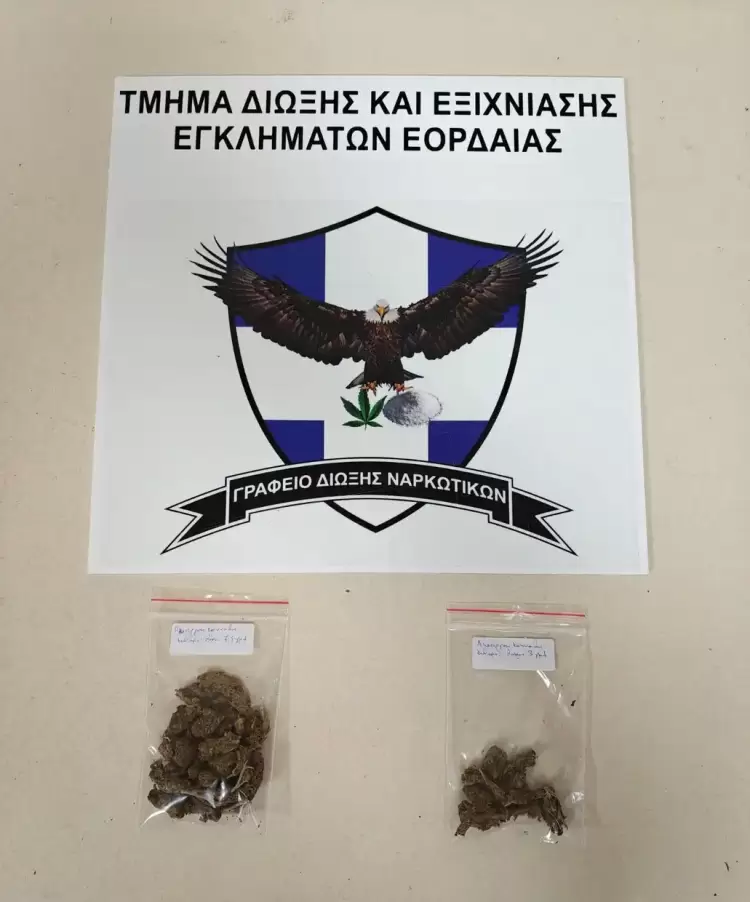 Σύλληψη 52χρονου στην Κοζάνη για κατοχή κάνναβης