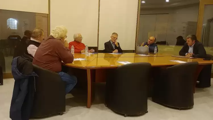 O Στέργιος Κιάνας με τους πρώην προέδρου του ΤΕΕ