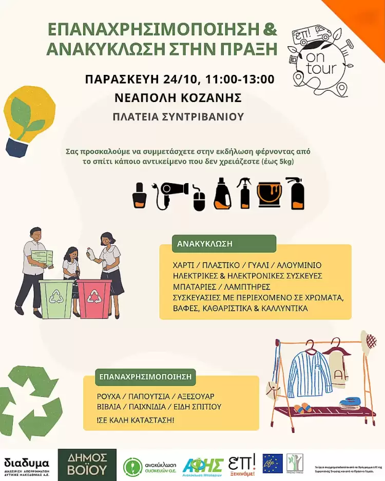 Επαναχρησιμοποίηση & Ανακύκλωση στην πράξη Επαναχρησιμοποίηση & Ανακύκλωση στην πράξη