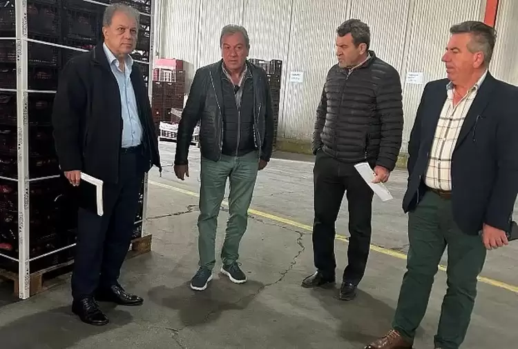 Επίσκεψη του Περιφερειάρχη κ. Αμανατίδη και των Αντιπεριφερειάρχων κ. Σαββόπουλου και κ. Χαρούμενου στη ΓΕΟΚ