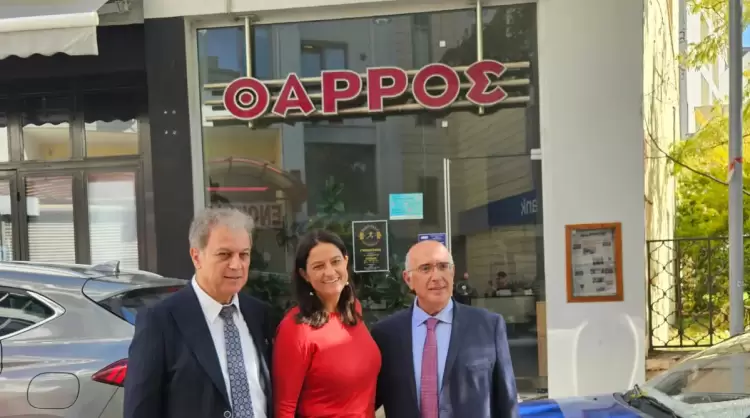 "Επιθεώρηση" της υπουργού στο "Θάρρος" “Επιθεώρηση” της υπουργού στο “Θάρρος”
