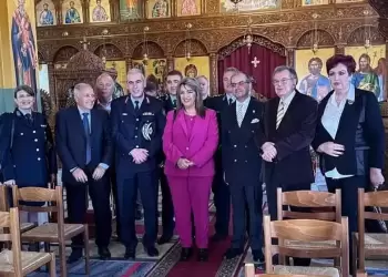 Ο Γενικός Περιφερειακός Αστυνομικός Διευθυντής Δυτικής Μακεδονίας, στην πόλη της Κορυτσάς 