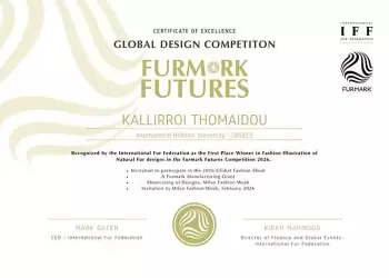 Διεθνής Διάκριση για την Ελληνική Γουνοποιία στο “furmark Futures Competition 2026”