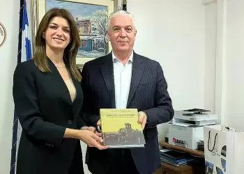 Επίσκεψη της Τομεάρχη Πρόνοιας και Κοινωνικής Συνοχής του ΣΥΡΙΖΑ – ΠΣ, Κατερίνας Νοτοπούλου, στον Δήμαρχο Αμυνταίου